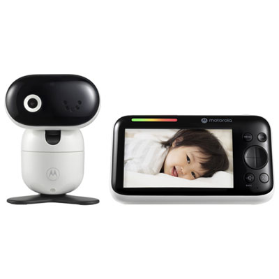 Motorola 5" HD Video Motorized Baby Monitor with LED Sound Level Indicator (PIP1610) - White We absolute love this baby monitor it is very easy to setup