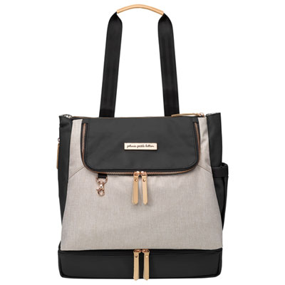 Petunia Picklebottom Pivot Pack - Sand/Black I love the easy shoulder strap/backpack conversion