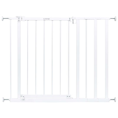 Summer Infant Extra Wide Walk-Thru Pressure/Hardware Mounted Safety Gate - White This is a great gate for the price