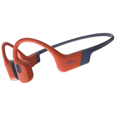 Shokz OpenSwim Pro Bone Conduction Waterproof Open-Ear Bluetooth Headphones - Red