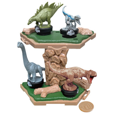 Epoch Jurassic World Island Quake Tabletop Game Cute little toy for little kids and teaches them about weight and balance