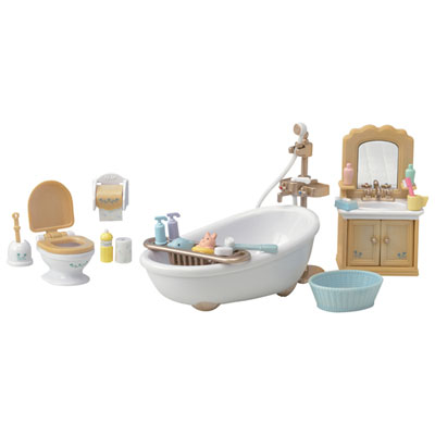 Calico Critters Country Bathroom Playset My girls are In love