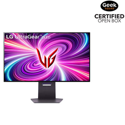Open Box - LG UltraGear 32" 4K Ultra HD 240Hz 0.03ms GTG Curved OLED LED G-Sync FreeSync Gaming Monitor 