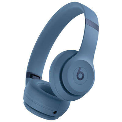 Open Box - Beats By Dr. Dre Solo 4 On-Ear Sound Isolating Bluetooth Headphones - Slate Blue