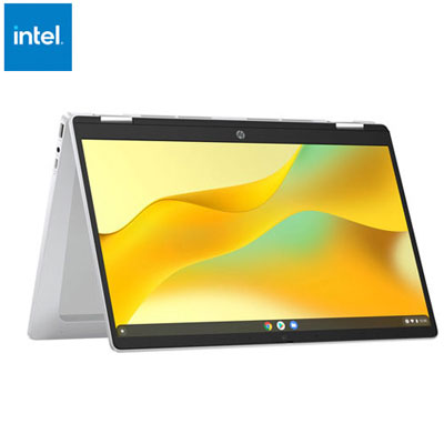 Boîte Ouverte - Chromebook X360 De 14 Po De Hp - Argenté Glacier (N100 Série N D'intel/128 Go/ram 4 Go/chromeos) 