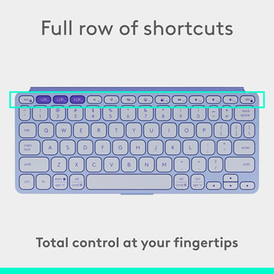 Logitech Keys-To-Go 2 Universal Keyboard with Cover - Lilac