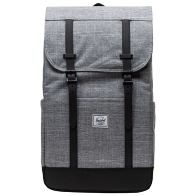 Herschel Supply Co. Retreat 15"/16" Laptop Backpack - Raven Crosshatch