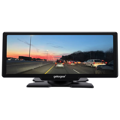 Caméra De Recul Pour Tableau De Bord Orbit C120 De Gekogear Avec Écran Tactile 10,3 Po Et Carte Microsd 64 Go