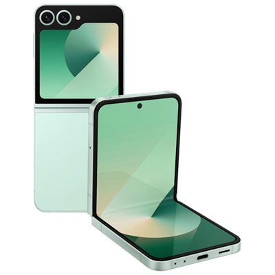 Galaxy Z Flip6 5G De 512 Go De Samsung Avec Freedom Mobile - Menthe - Paiement Balance Mensuel