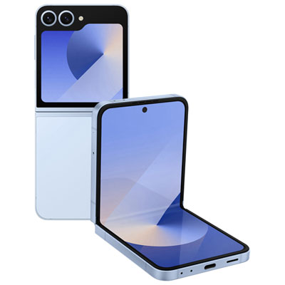 TELUS Samsung Galaxy Z Flip6 5G 512GB - Blue - Monthly Financing