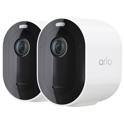 Caméra De Surveillance Intérieure/extérieure Sans Fil 2K Pro 5S D'arlo - Ensemble De 2