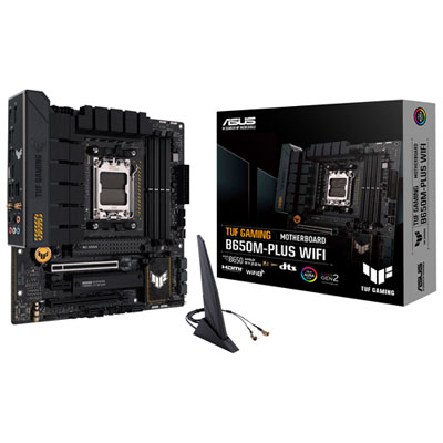 Asus B650M-PLUS Gaming Wi-Fi AM5 Motherboard for AMD Ryzen 7000 Series CPUs Decent motherboard, I went asus for the nice bios, and it was nice part installation was straight forward mounting was good nice io plate with plenty of ports