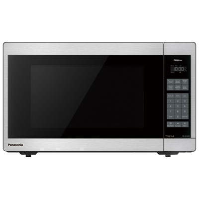 Image of Panasonic Genius 1.3 Cu. Ft. Inverter Microwave (NNSC669SC) - Silver