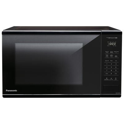 Image of Panasonic Genius 1.3 Cu. Ft. Microwave (NNSG676BC) - Black