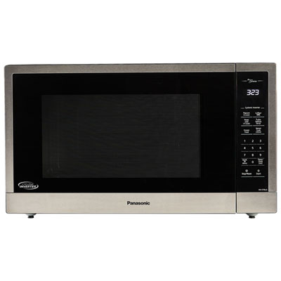 Image of Panasonic Genius 2.2 Cu. Ft. Cyclonic Inverter Microwave (NNST96JSC) - Silver
