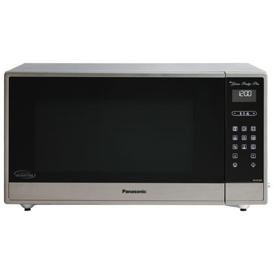 Image of Panasonic Genius Prestige Plus 1.6 Cu. Ft. Cyclonic Inverter Microwave (NNSE795SC) - Stainless Steel