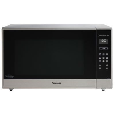 Image of Panasonic Genius Prestige Plus 2.2 Cu. Ft. Cyclonic Inverter Microwave (NNSE995SC) - Stainless Steel