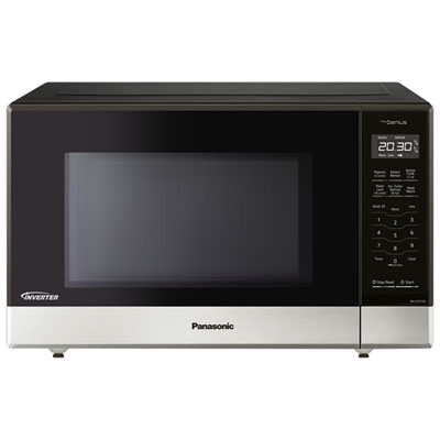 Image of Panasonic Genius 1.2 Cu. Ft. Inverter Microwave (NNST676SC) - Silver