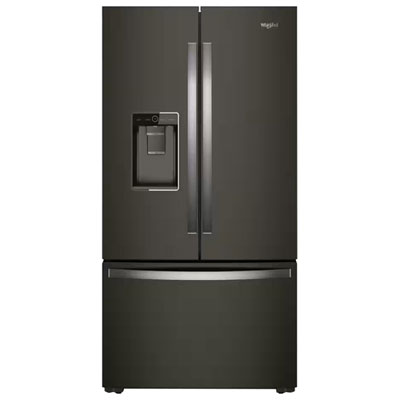 Whirlpool 36" 23.8 Cu. Ft. French Door Refrigerator with Water & Ice Dispenser (WRFC9636RV) - Black Stainless Steel Love this Fridge!