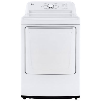 Open Box - LG 7.3 Cu. Ft. Electric Dryer (DLE6100W) - White - Scratch & Dent