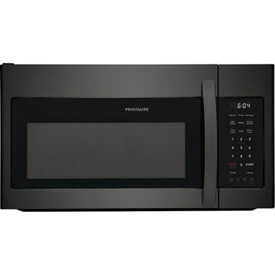 Open Box - Frigidaire Over-The-Range Microwave - 1.8 Cu. Ft. - Black Stainless Steel - Scratch & Dent