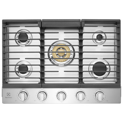 Electrolux 30" 5-Burner Gas Cooktop (ECCG3068AS) - Stainless Steel Excellent cooktop