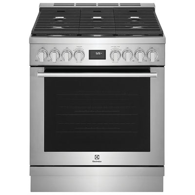 Electrolux 30" 4.5 Cu. Ft. True Convection 5-Burner Freestanding Gas Range (ECFG3068AS) - Stainless Steel Super clean looking and cooks epic even heat best stove I have ever owned
