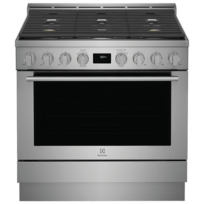 Electrolux 36" 4.4 Cu. Ft. True Convection 6-Burner Freestanding Gas Range (ECFG3668AS) - Stainless Steel After many ranges, this IS the best!