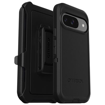 OtterBox Defender Fitted Hard Shell Case for Pixel 9/9 Pro- Black Best Buy