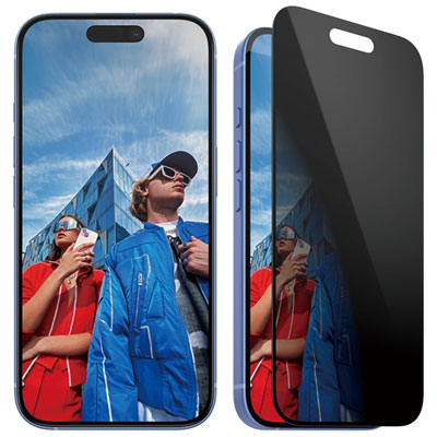 PanzerGlass Ultra-Wide Fit Privacy Glass Screen Protector for iPhone 16