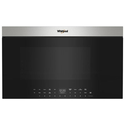 Whirlpool Over-The-Range Microwave with Air Fryer - 1.1 Cu. Ft. - Stainless Steel Love it!
