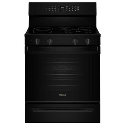 Whirlpool 30" 5.3 Cu. Ft. True Convection 5-Element Freestanding Electric Range (YWFES7530RB) - Black Great product ! So easy to clean the top