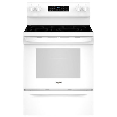 Whirlpool 30" 5.3 Cu. Ft. Fan Convection Freestanding Electric Air Fry Range (YWFES5030RW) - White