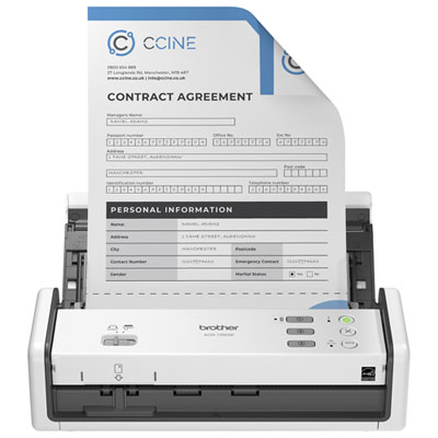 Numériseur De Bureau Compact Sans Fil Ads1350W De Brother