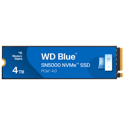 WD Blue SN5000 NVMe PCI-e Internal Solid State Drive (WDBS3F0040BNC-WRSN) Great ssd