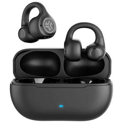 JLAB Flex Open-Ear True Wireless Earbuds - Black Earbuds feel and sound great