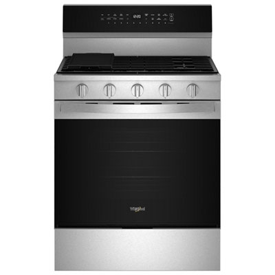 Whirlpool 30" 5.0 Cu. Ft. True Convection 5-Burner Freestanding Gas Range (WFGS7530RZ) - Stainless Steel Love my Whirlpool!
