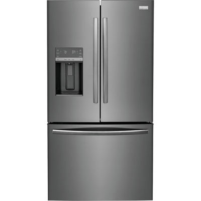 "Open Box - Frigidaire Gallery 36"" French Door Refrigerator w/ Water/Ice Dispenser -Black Stainless - Perfect Condition"