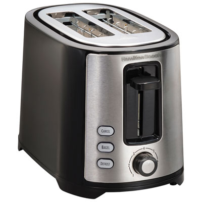 Hamilton Beach Extra-Wide Slot Toaster - 2-Slice - Black/Stainless Steel Great toaster for a Great price