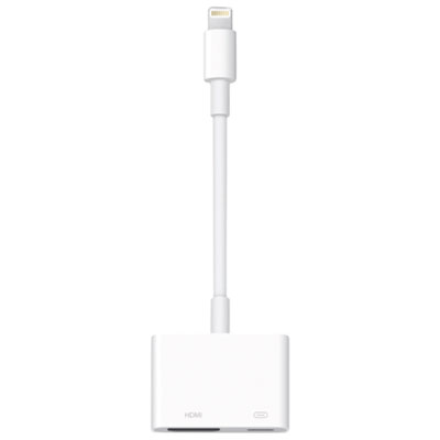 Apple Lightning to HDMI/Lightning Digital AV Adapter (MW2P3AM/A)