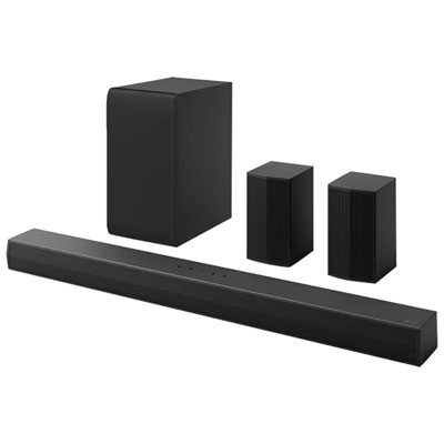 LG S55TR 420-Watt 5.1 Channel Sound Bar with Subwoofer & Rear Speakers - Only at Best Buy Great sound!