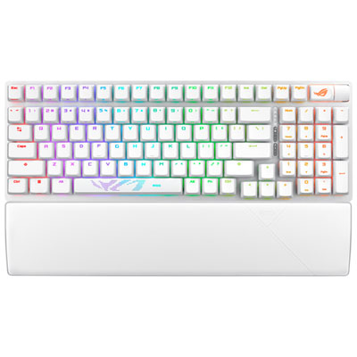 ASUS ROG Scope II 96 Bluetooth Backlit Mechanical NX Snow Gaming Keyboard - White Best of the best