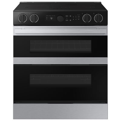 Samsung 30" 6.3 Cu. Ft. Double Oven 5-Element Slide-In Electric Air Fry Range (NSE6DG8550SRAC) - Stainless Steel I love my Samsung slide in dual door range stove