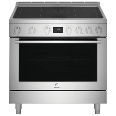 Cuisinière À Induction Autonome À 5 Éléments Avec Convection Véritable 4,4 Pi³ 36 Po D'electrolux (Ecfi3668As) - Inox