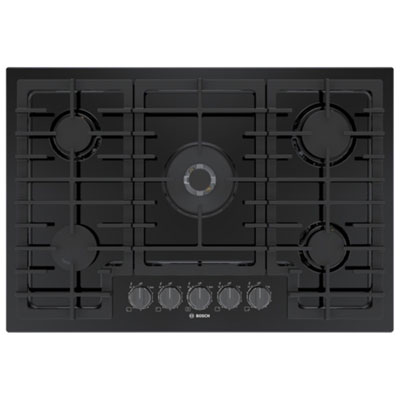 Image of Bosch 30   5-Burner Gas Cooktop (NGM8049UC) - Black