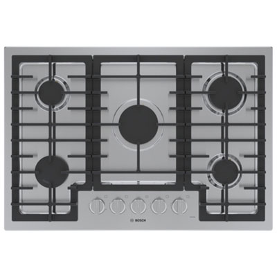 Image of Bosch 30   5-Burner Gas Cooktop (NGM5059UC) - Stainless Steel