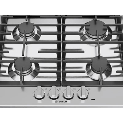 Image of Bosch 24   4-Burner Gas Cooktop (NGM5453UC) - Stainless Steel