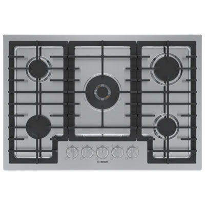 Image of Bosch 30   5-Burner Gas Cooktop (NGM8059UC) - Stainless Steel