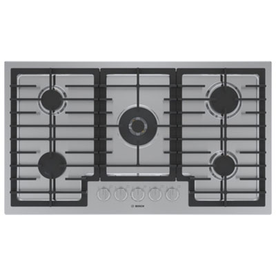 Image of Bosch 36   5-Burner Gas Cooktop (NGM8659UC) - Stainless Steel