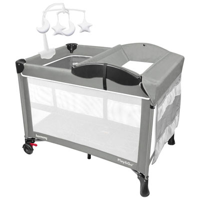 Open Box - Harmony Play & Go Complete Play Yard - Grey